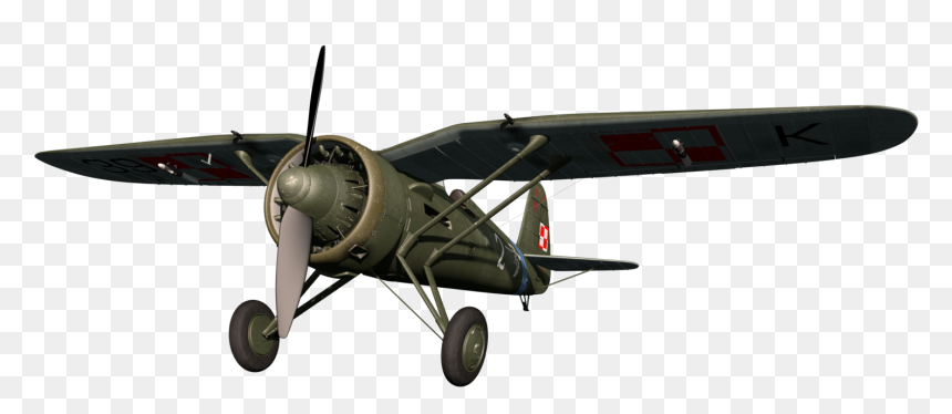 Wwii Airplane Png - Pzl 11, Transparent Png - ww2 png