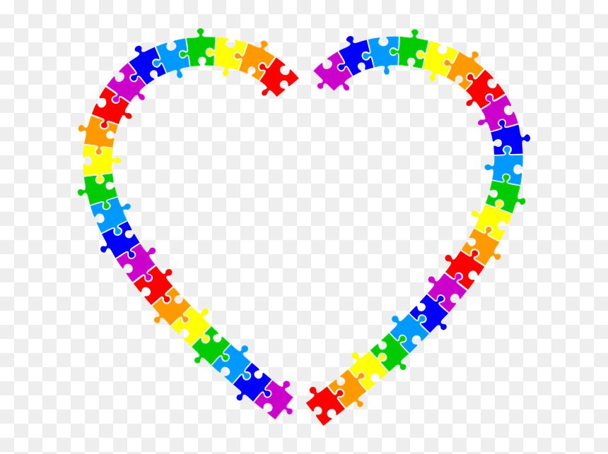 Free Puzzle Heart Svg, HD Png Download - jigsaw png