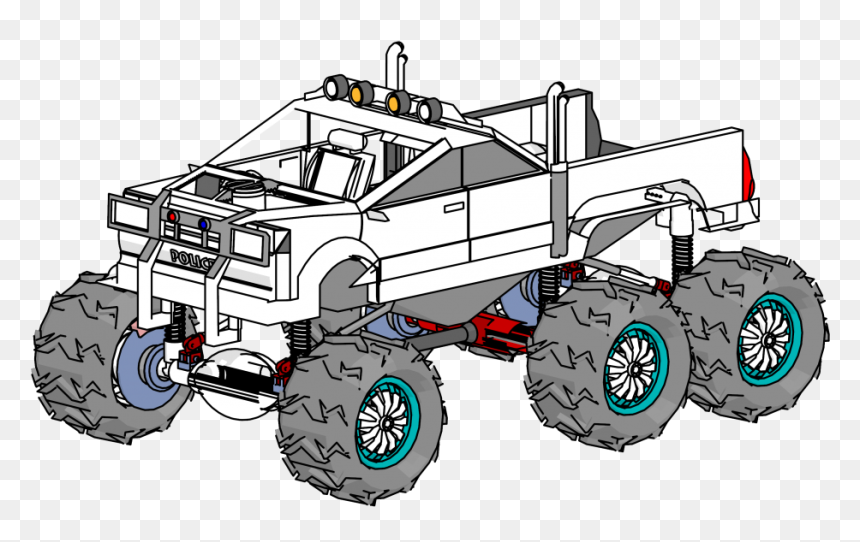 Linkin Park Monster Police Truck Clipart Png, Transparent Png - linkin park png