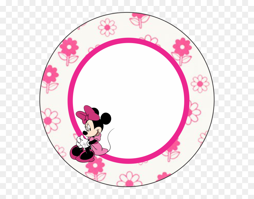 Circle, HD Png Download - minnie rosa png