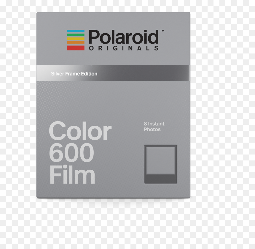 004675 600 Silver Frames Front - Signage, HD Png Download - polaroid border png