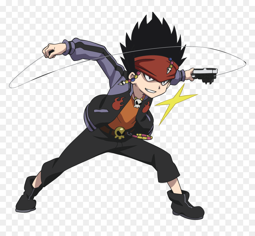 I Cant Belive That Hiei Appears In The New Beyblade - Beyblade Burst Characters Png, Transparent Png - beyblade png