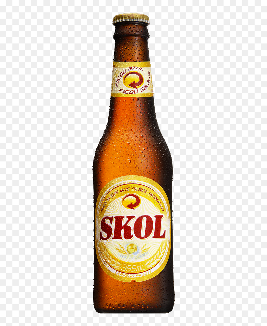 Skol - Glass Bottle, HD Png Download - cerveza corona png