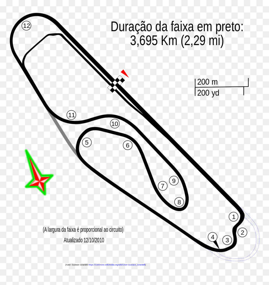 Traçado Autodromo De Curitiba, HD Png Download - faixa png