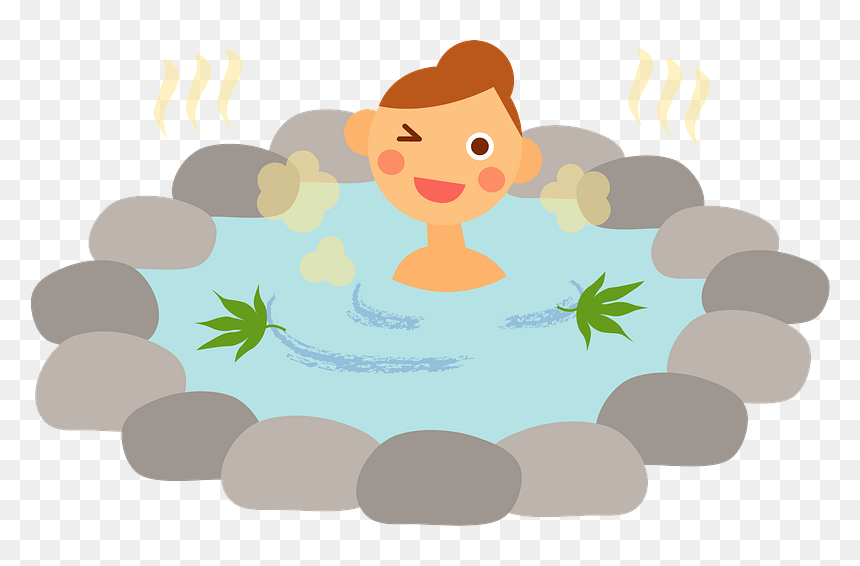 Woman Bathing Hot Spring Clipart, HD Png Download - hot woman png