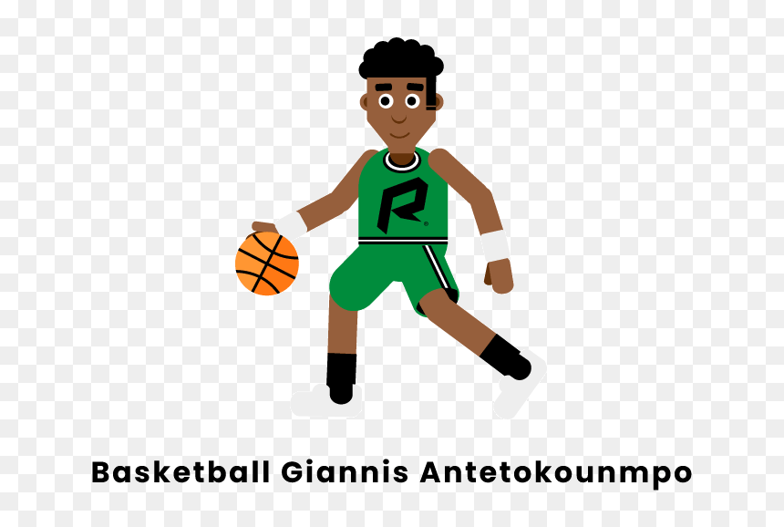 Dribble Basketball, HD Png Download - giannis antetokounmpo png