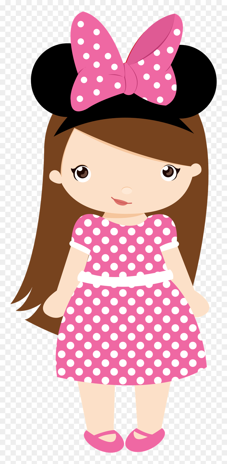 You Might Also Like - Minnie Girl Clipart, HD Png Download - minnie rosa png