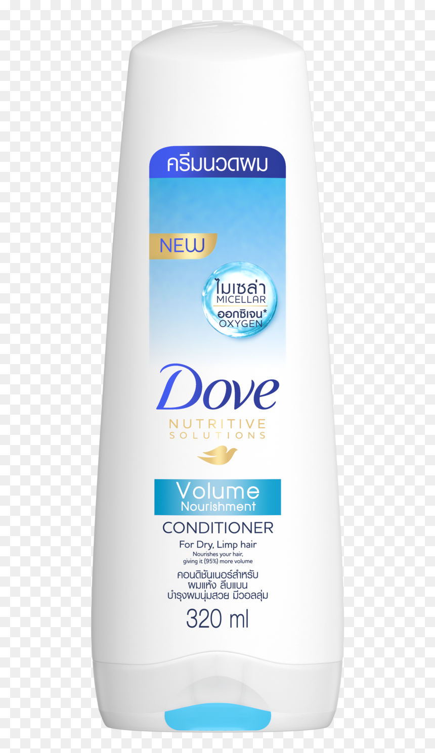 Dove Volume Nourishment 320ml Malaysia Micellar Oxygen, HD Png Download - volume png