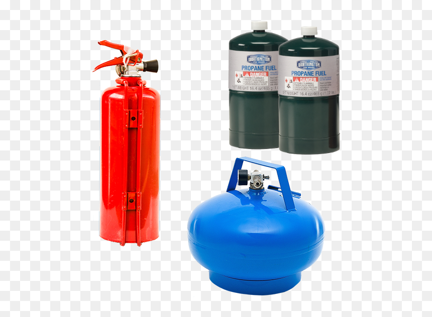 Pressurized Propane And Helium Tanks - Water Bottle, HD Png Download - propane tank png