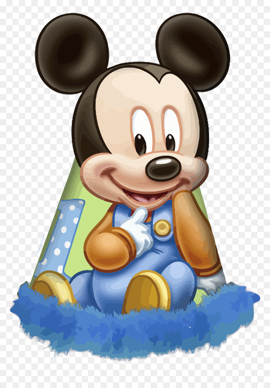Feather Baby Mickey Clipart Png, Transparent Png - 1st png
