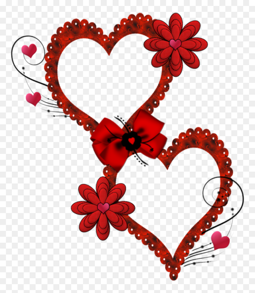 Marcos Para Foto Png San Valentin, Transparent Png - photo booth hearts png