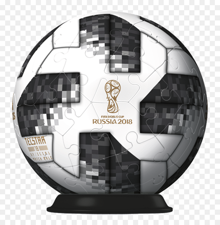 Balon De Futbol Rusia 2018 Clipart Graphic Royalty - 3d Puzzles Soccer Ball, HD Png Download - balon de futbol png