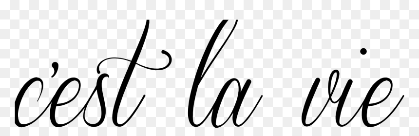 C Est La Vie Font, HD Png Download - tatuajes png