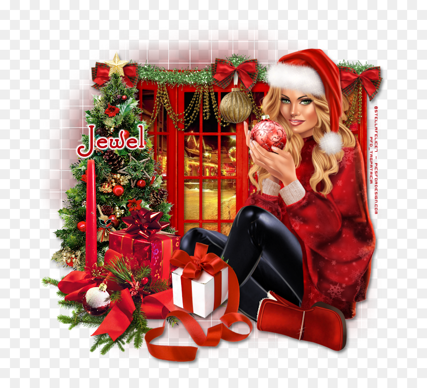 Transparent Molduras Natalinas Png - Christmas Clusters Png Transparent, Png Download - molduras de natal png