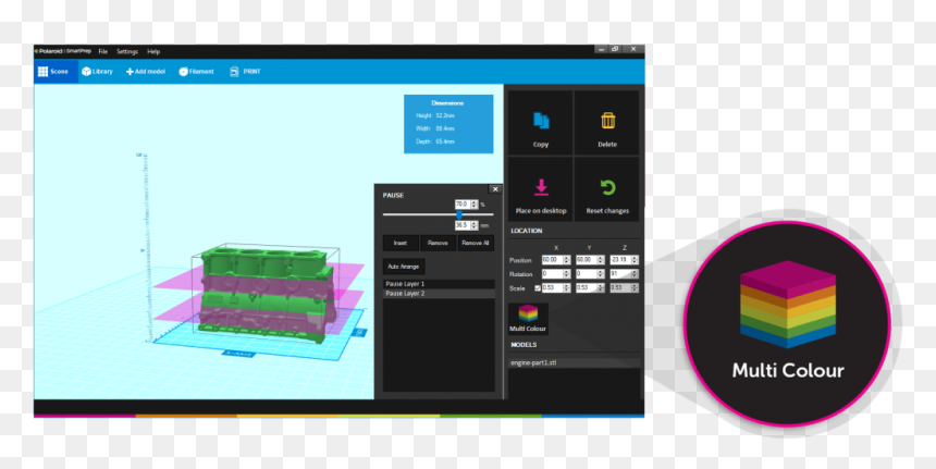 Polaroid Playsmart 3d Printer, HD Png Download - polaroid border png