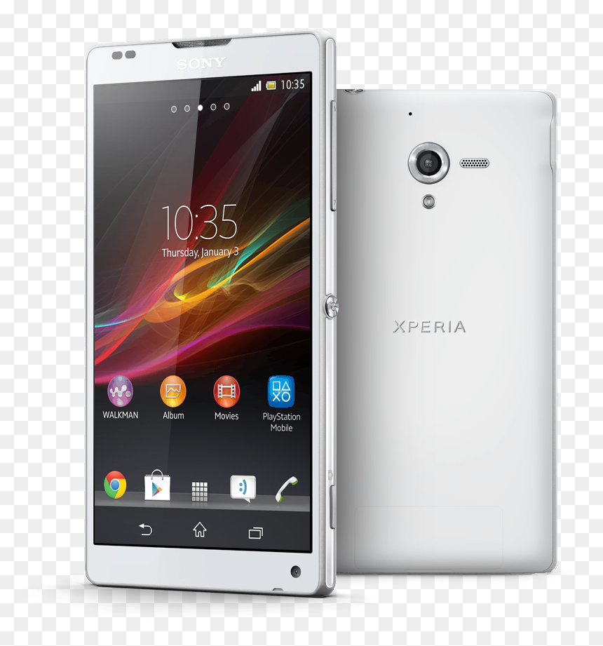 The Sony Xperia Zl - Sony Xperia Zl, HD Png Download - celulares png