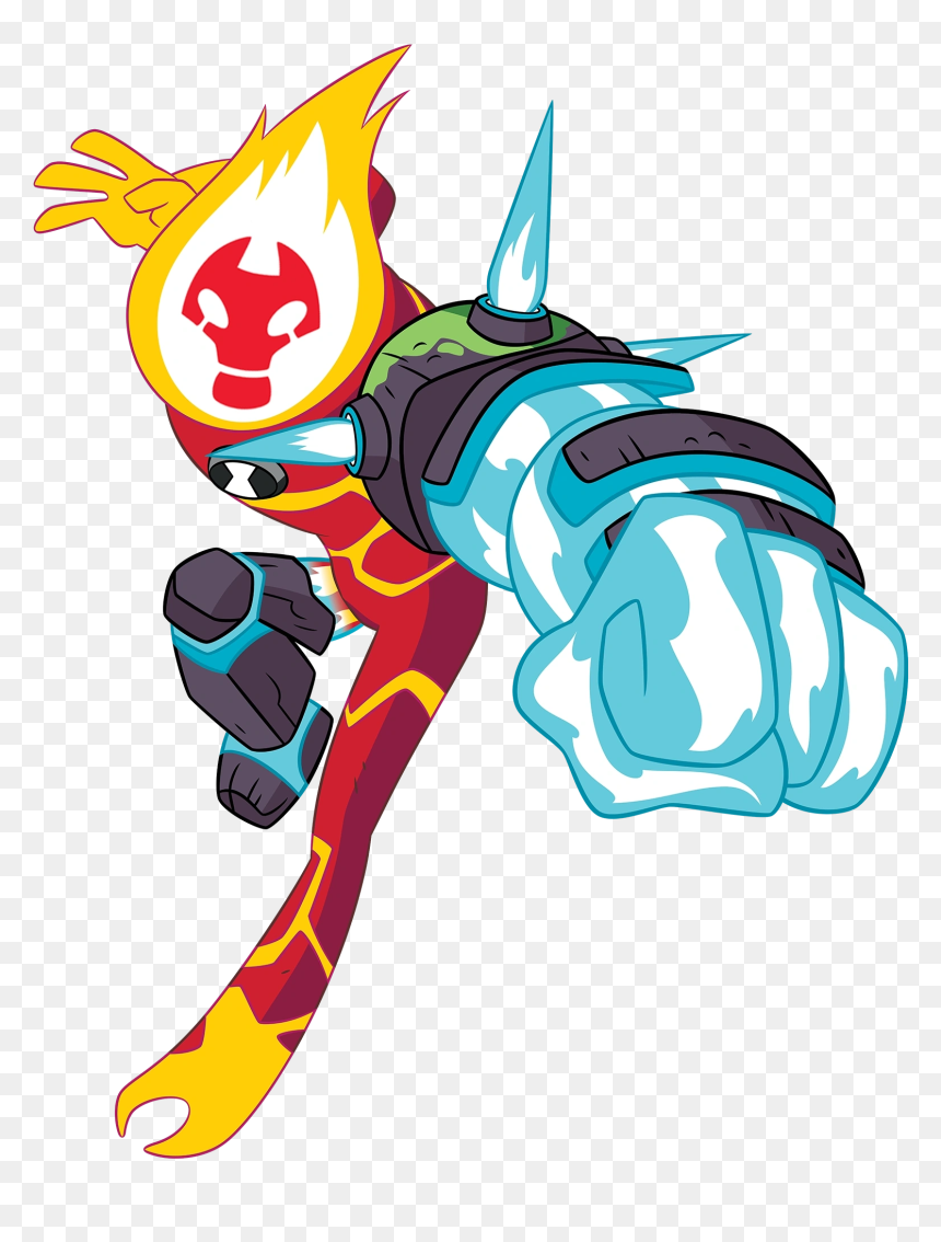 Ben 10 Planet - Ben 10 Omni Glitch Heroes, HD Png Download - shock png