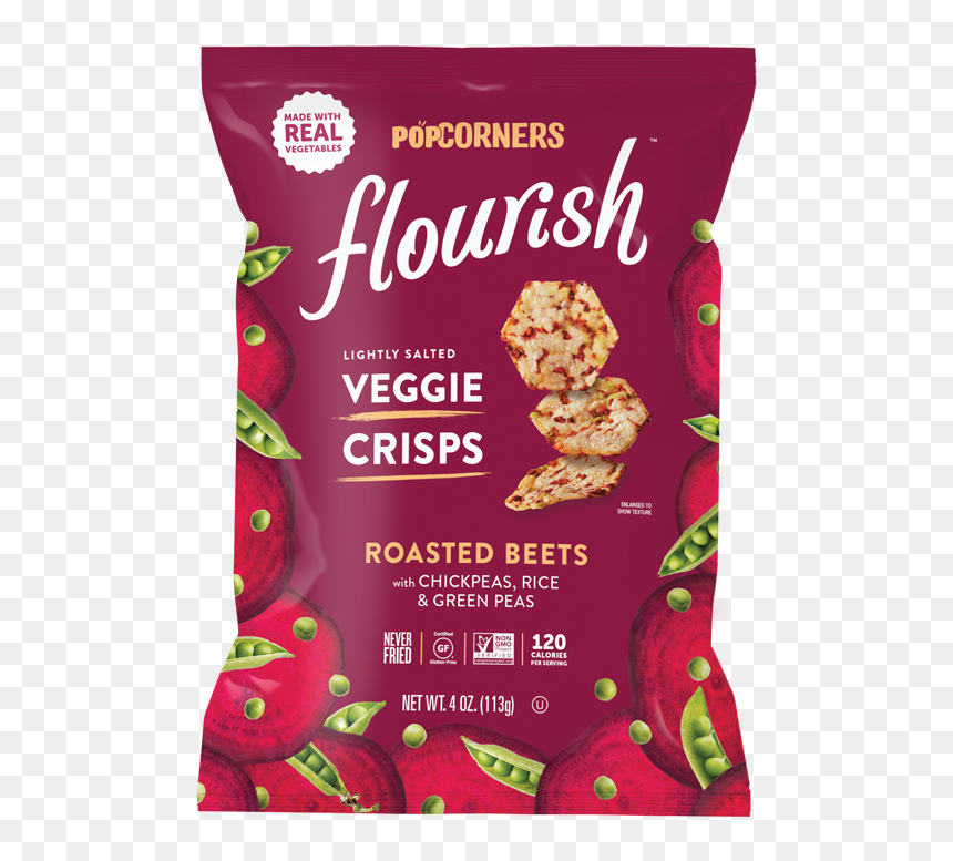 Flex Roasted Beets , Png Download - Popcorners Flourish Veggie Crisps, Transparent Png - beets png