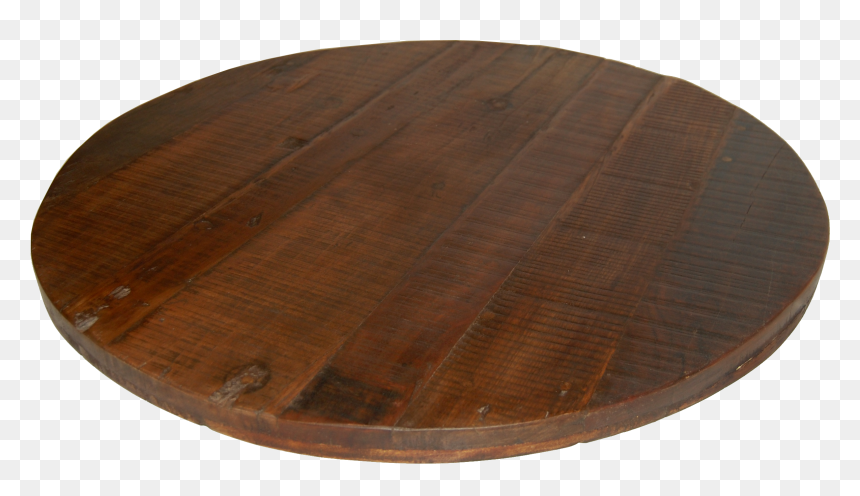 Mesa Redonda Gris Y Madera Vintage 70 De Diã¡metro - Plank, HD Png Download - madera png