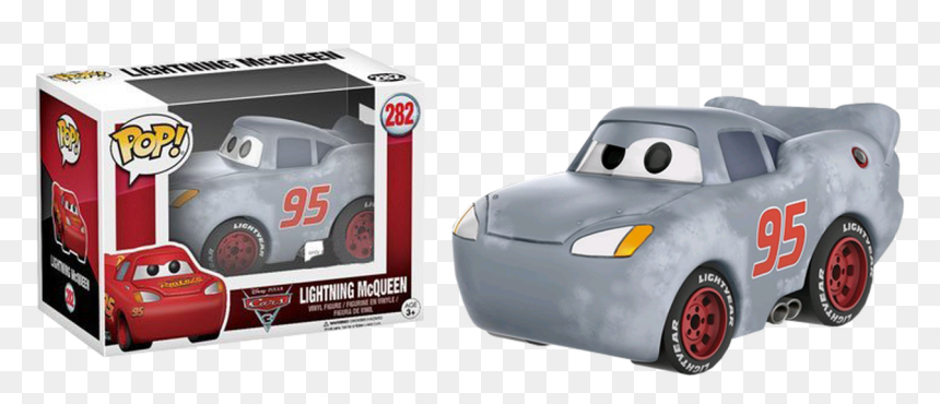 Lightning Mcqueen Primer Us Exclusive Pop Vinyl Figure - Lightning Mcqueen Funko Pop, HD Png Download - lighting mcqueen png