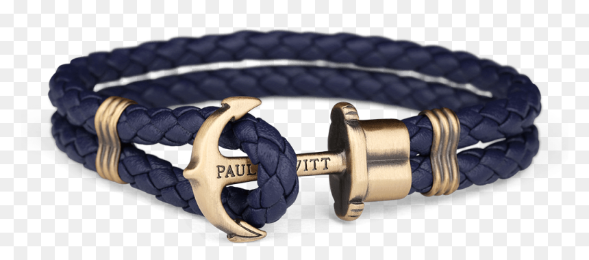 Paul Hewitt Leather Phrep Anchor Bracelet, HD Png Download - ancla png