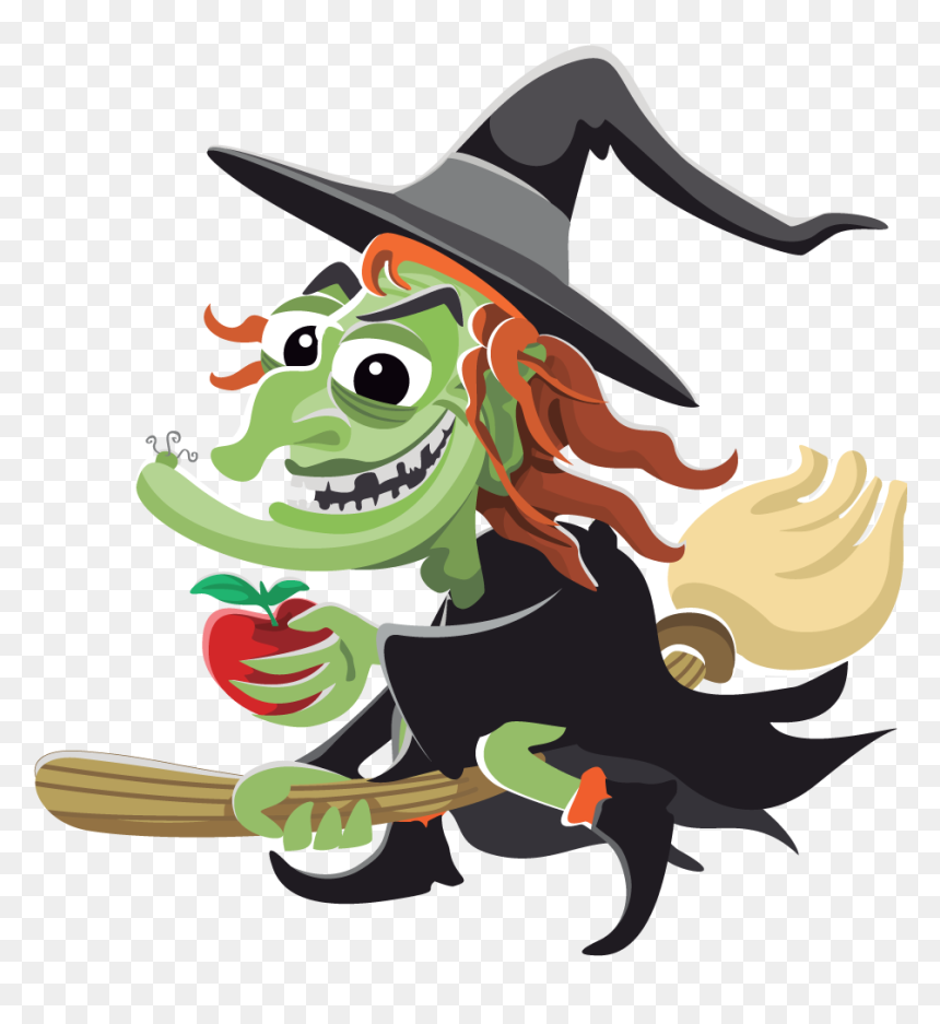Transparent Cauldron Clipart - Witch Clipart Png, Png Download - halloween witch png