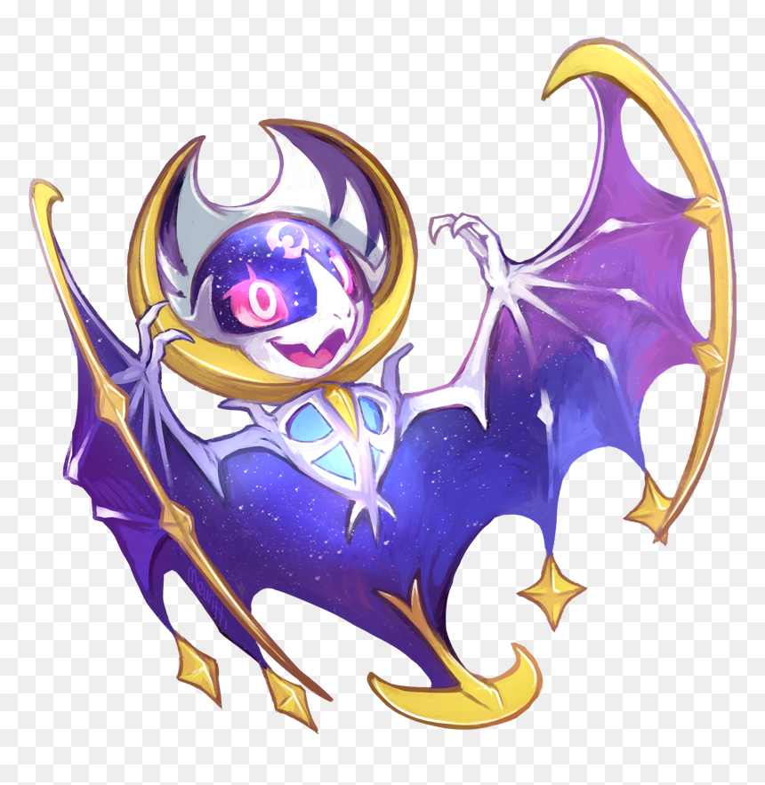 677 Kb Png - Pokemon Lunala, Transparent Png - lunala png