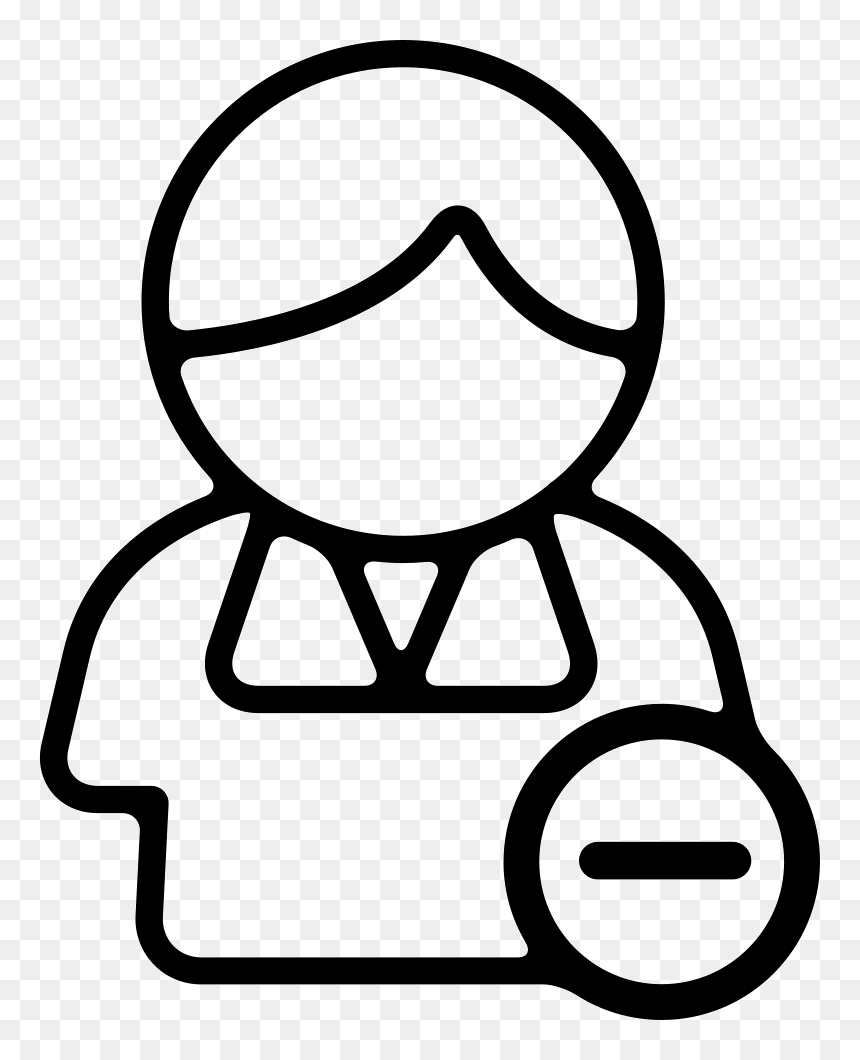 Minus Sign On Contact Symbol Comments Clipart , Png - Persona Desconocida Png, Transparent Png - minus sign png