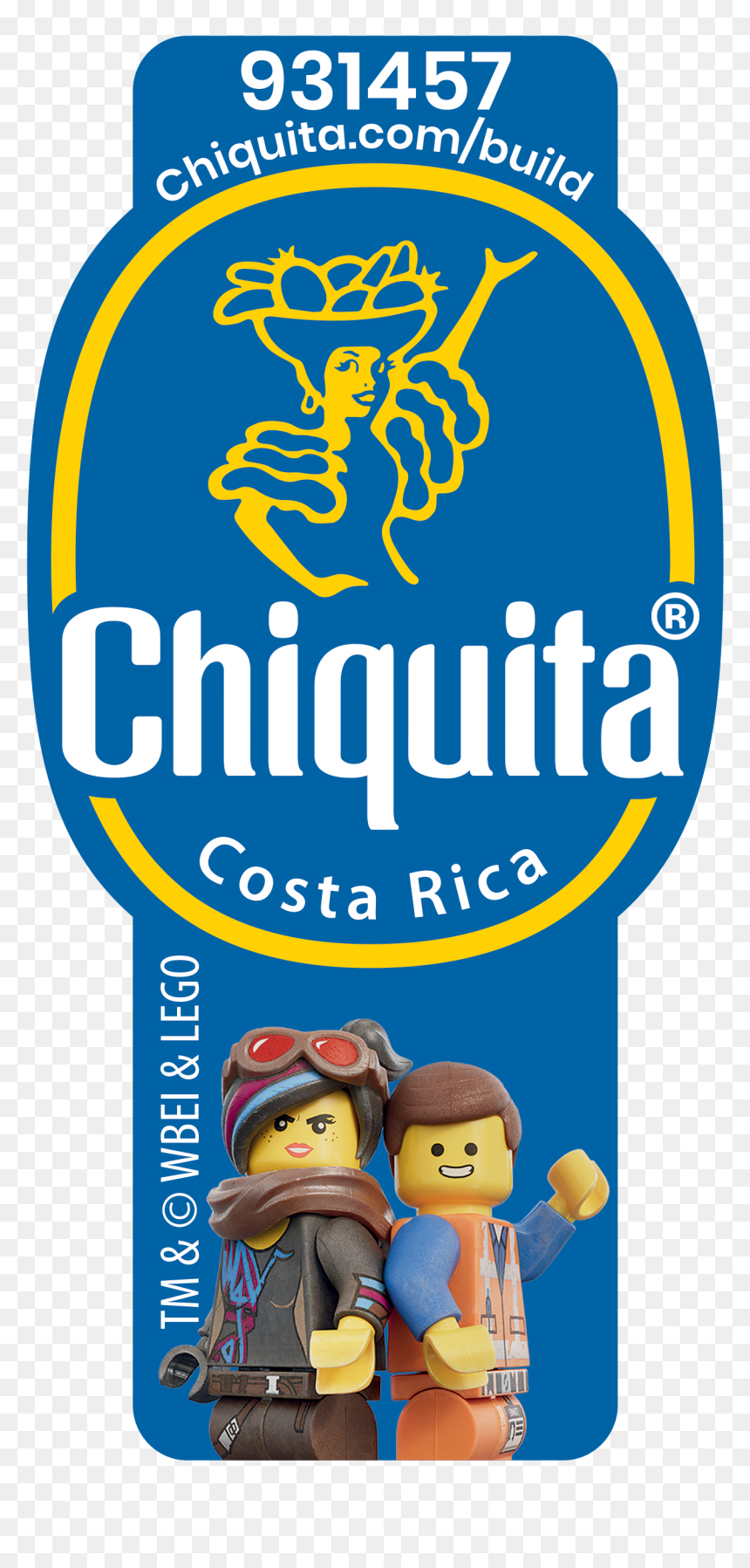Chiquita Lego Stickers"
class="c Sticker Labels Img - Chiquita Banana Logo Png, Transparent Png - snapchat stickers png
