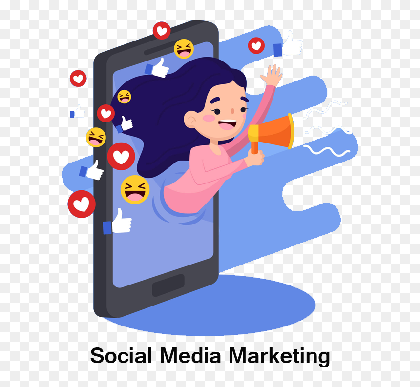 Marketing - Social Media Marketing Png, Transparent Png - social media marketing png