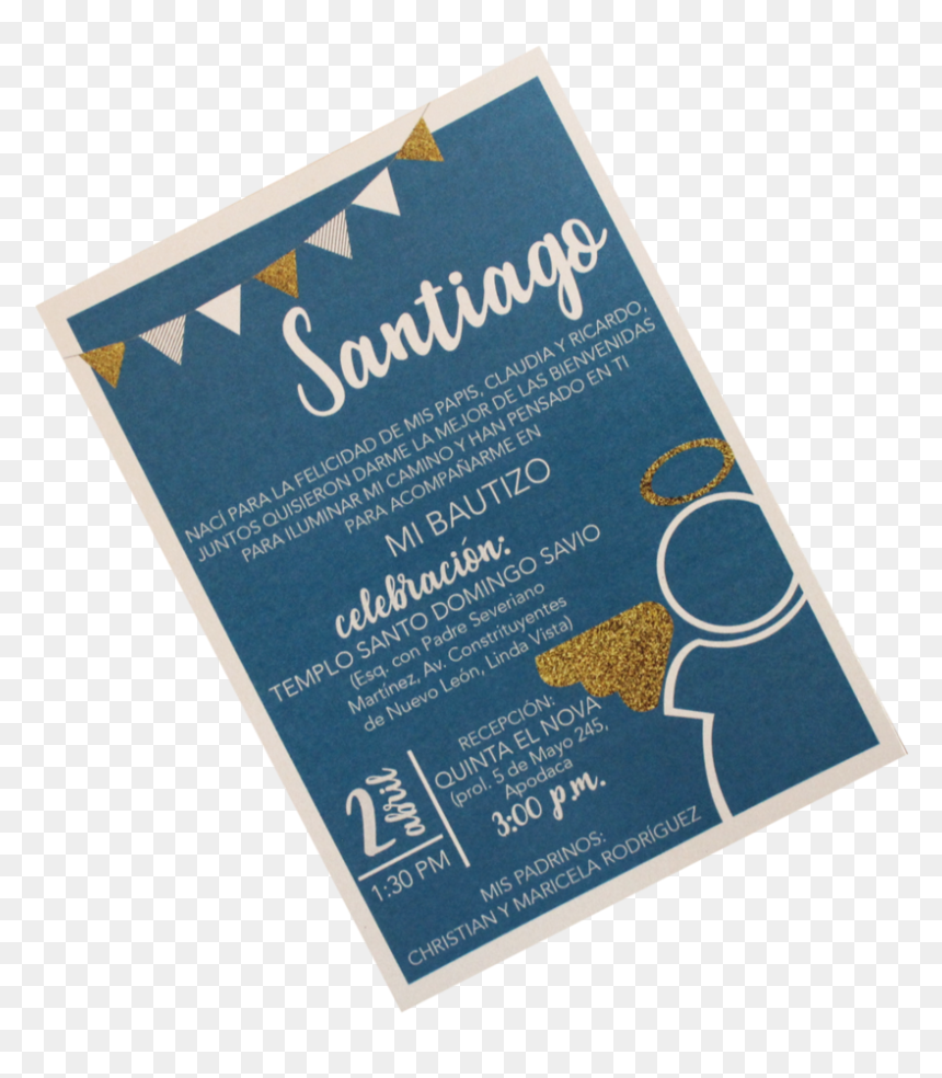 Flyer , Png Download - Brochure, Transparent Png - mi bautizo png