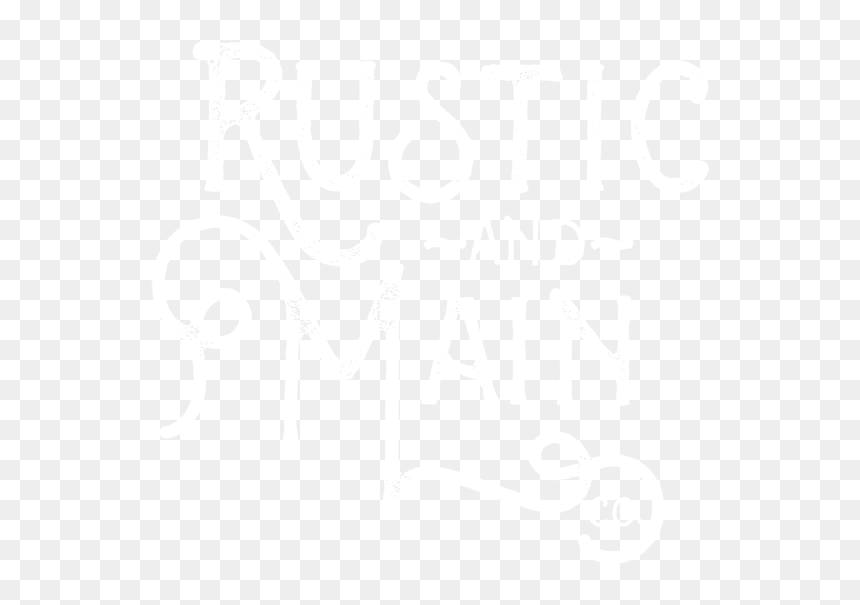 Rustic And Main - Johns Hopkins Logo White, HD Png Download - m1 garand png