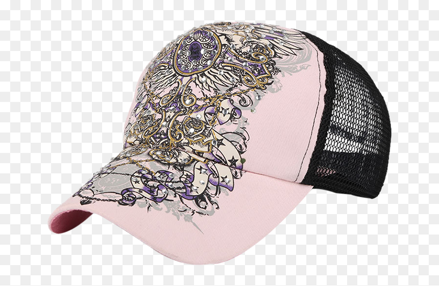 Hand Painted Summer Hot Drilling Baseball Hat - Baseball Cap, HD Png Download - hot woman png