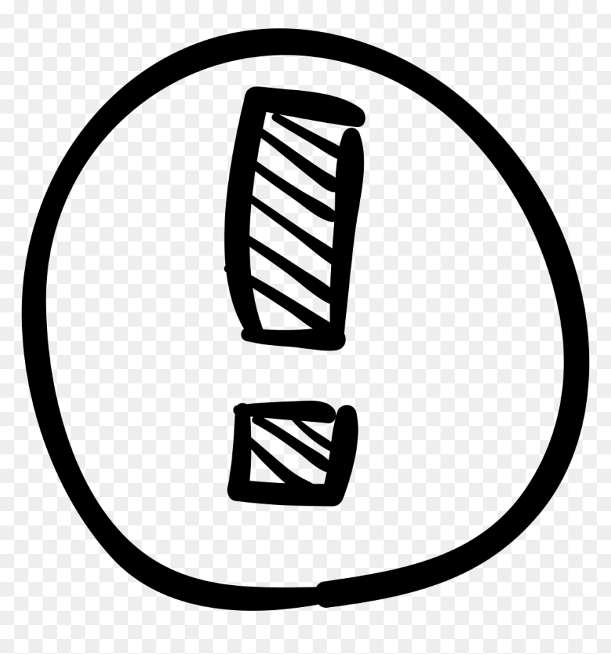 Sketch Circle Png - Exclamation Mark Sketch Png, Transparent Png - sketch png