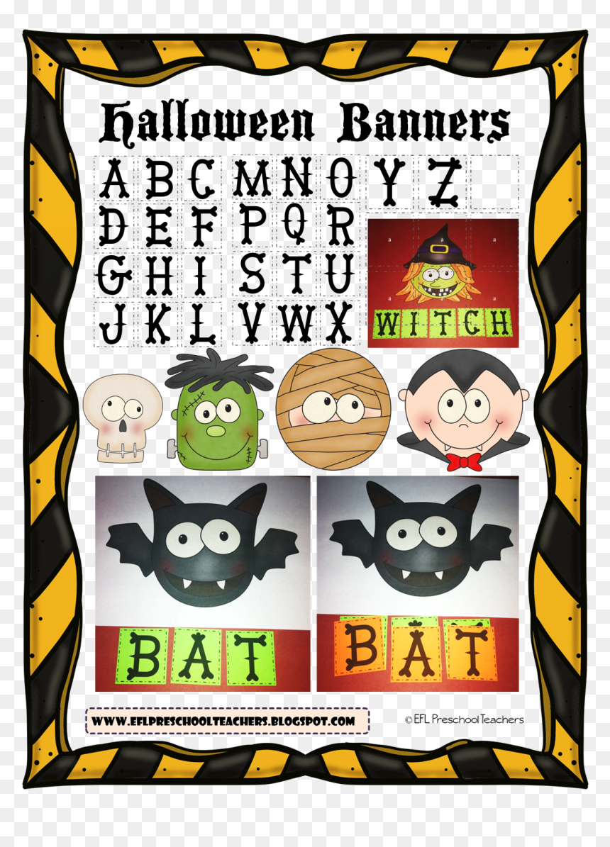 Cartoon, HD Png Download - halloween banner png