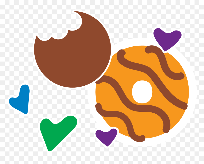 2020 A Digital Cookie And Hearts, HD Png Download - photo booth hearts png