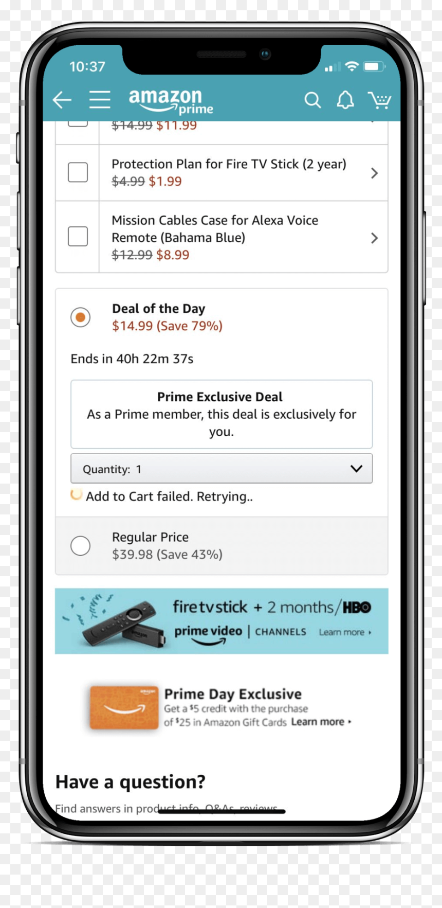 Mobile Linkedin Iphone X, HD Png Download - amazon prime png