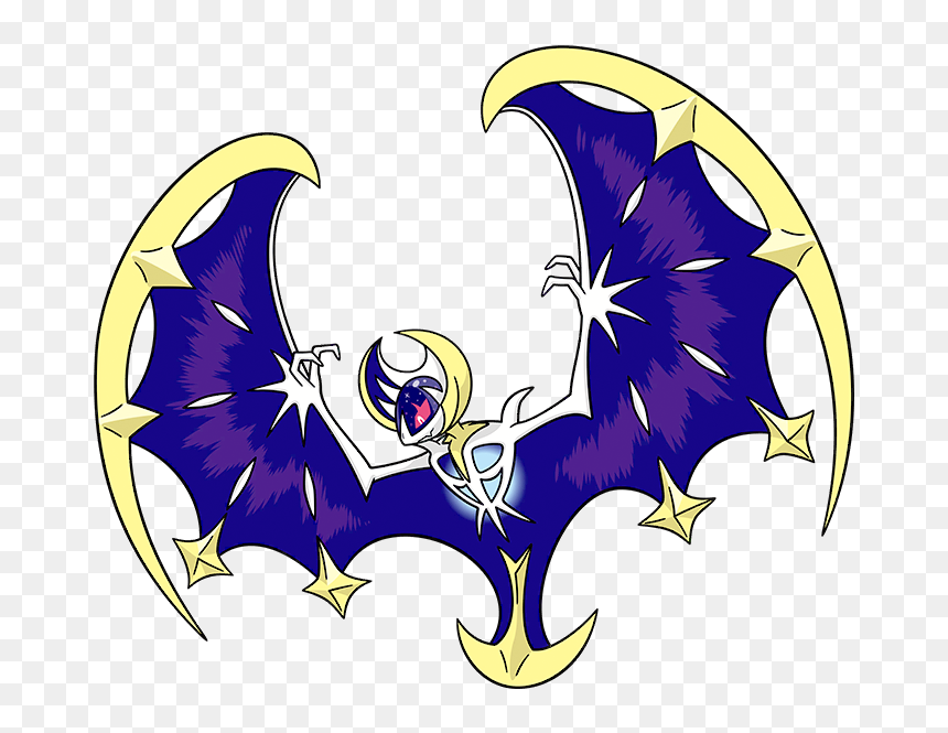 792 - Legendary Pokémon Lunala, HD Png Download - lunala png