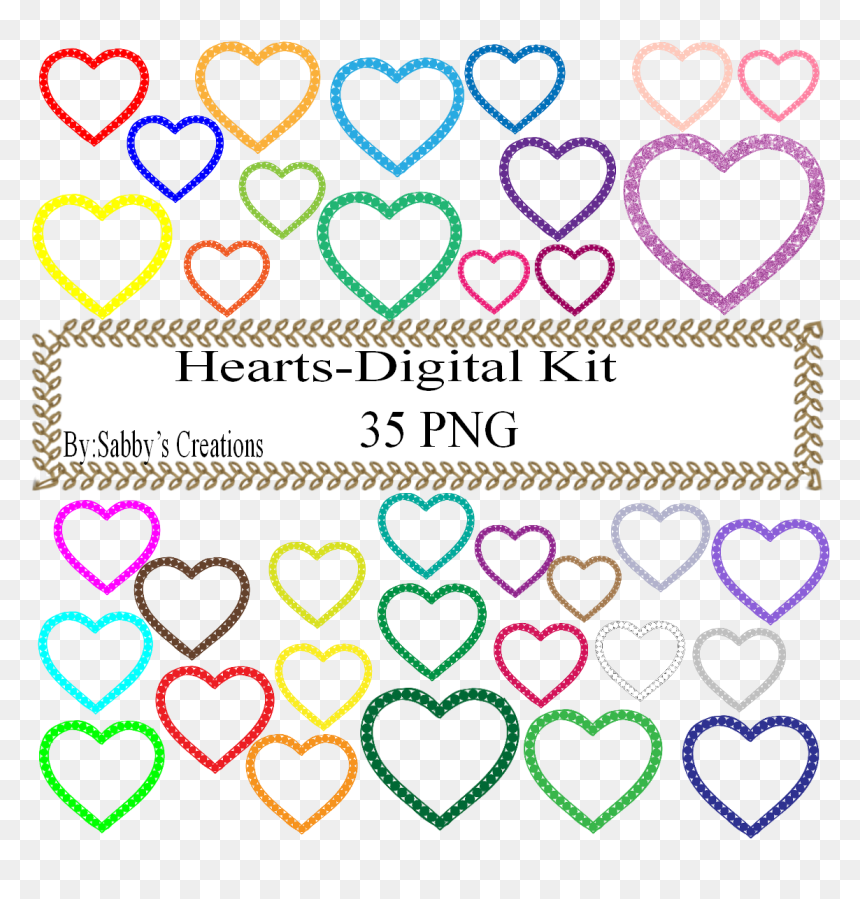 Full-size Item Image - Heart, HD Png Download - photo booth hearts png