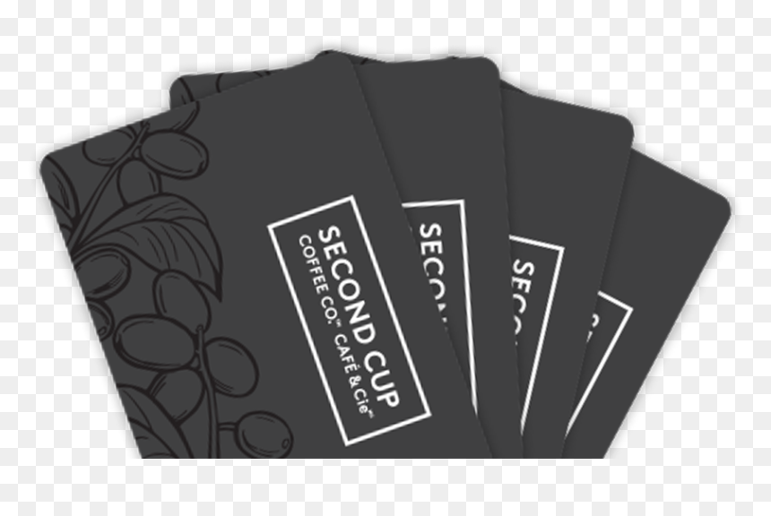 Bulk Gift Cards - Second Cup Black Gift Card, HD Png Download - gift cards png