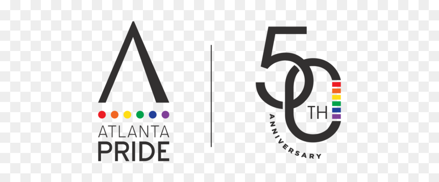 Atlanta Pride 5k - Atlanta Pride 50, HD Png Download - pride png