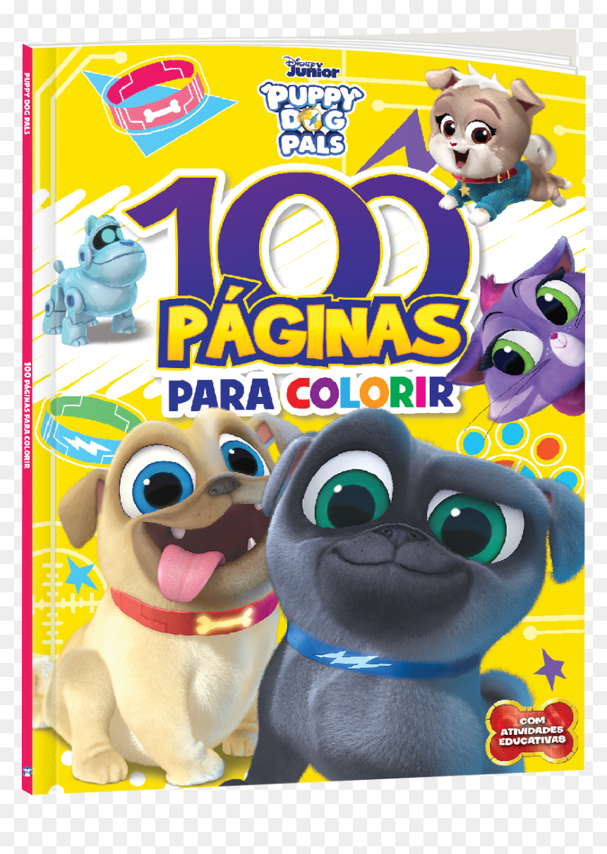 100 Páginas Para Colorir, HD Png Download - puppy dog pals png