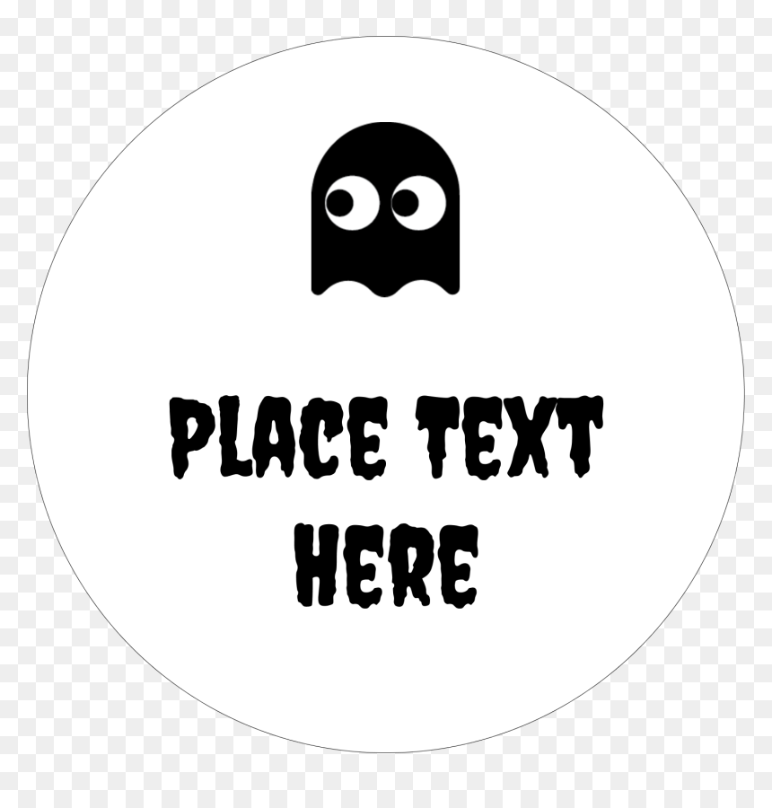 Banner Transparent Stock Halloween Pac Man Predesigned - Circle, HD Png Download - halloween banner png