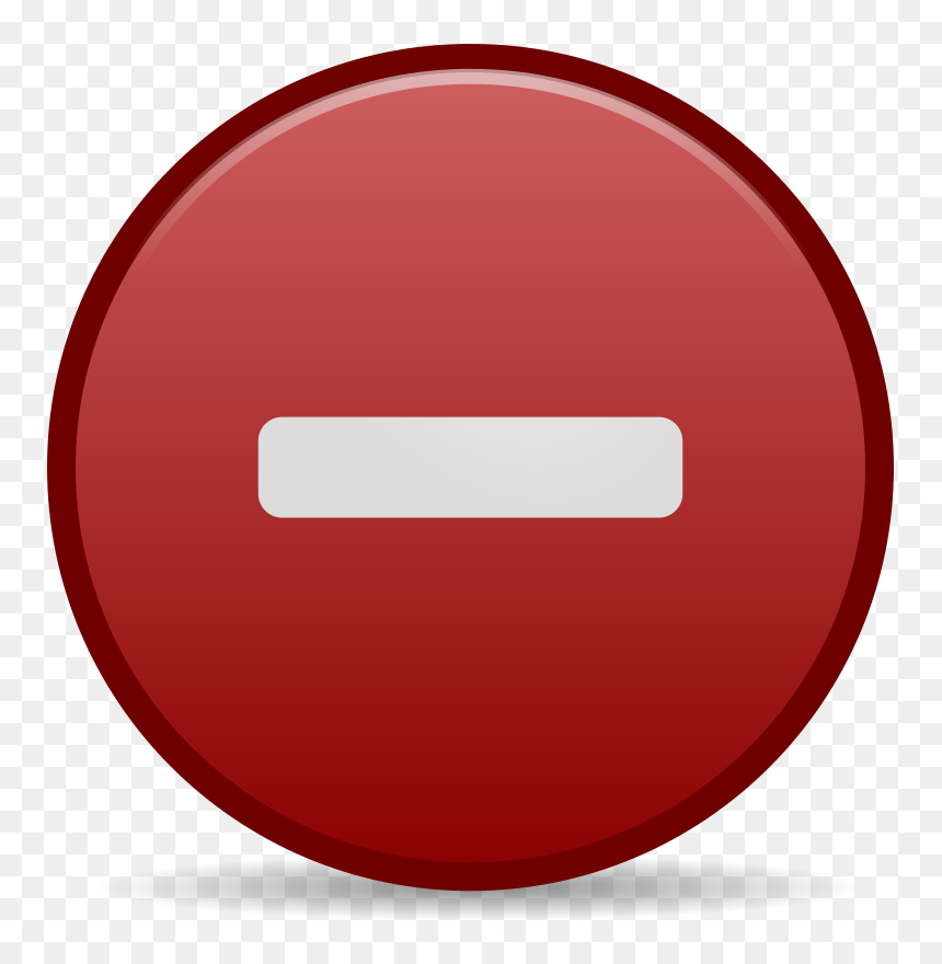 Negative Emblem Icon - Icone Erro, HD Png Download - twitter button png