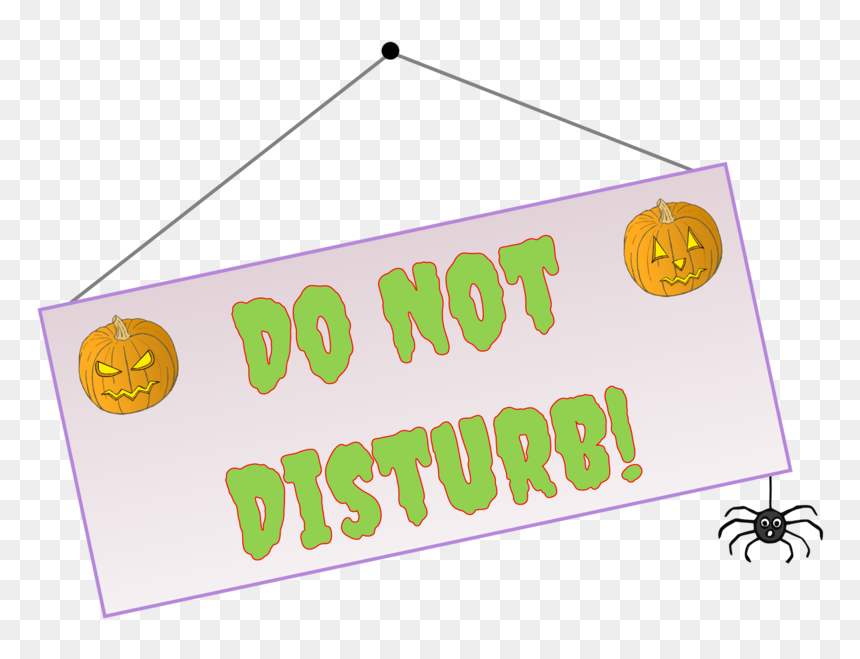 Do Not Disturbcover, HD Png Download - halloween banner png