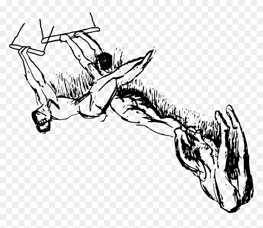 Sketch Clip Arts - Circus Trapeze Artist Vector, HD Png Download - sketch png