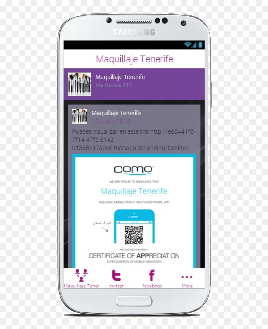Smartphone, HD Png Download - maquillaje png