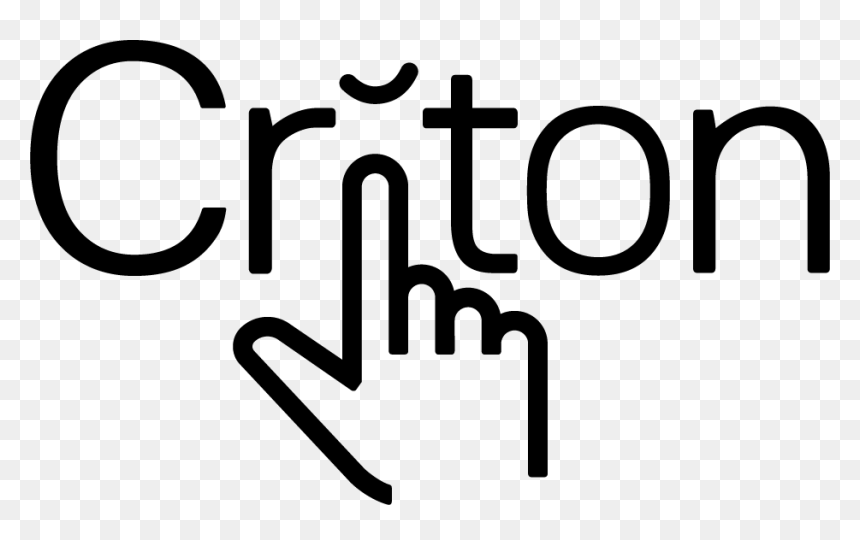 Criton Logo Black - Calligraphy, HD Png Download - 1.png