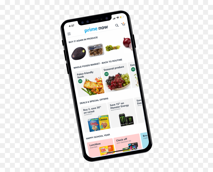 Iphone X Mockup - Iphone, HD Png Download - amazon prime png