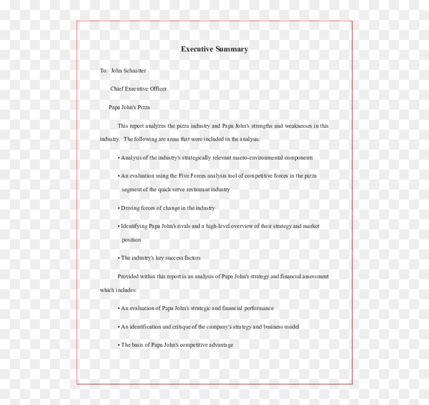 Document, HD Png Download - papa johns png